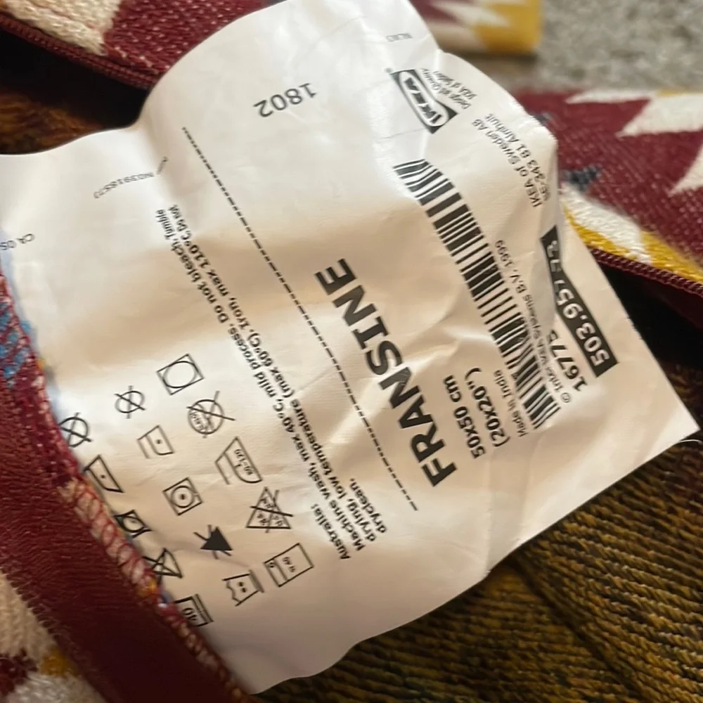 IKEA Fransine Throw Pillow Cover Bundle